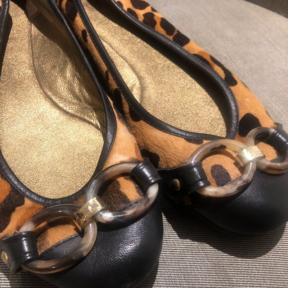 Coach Leopard Pony Hair Ballet Flats - Picture 4 of 4